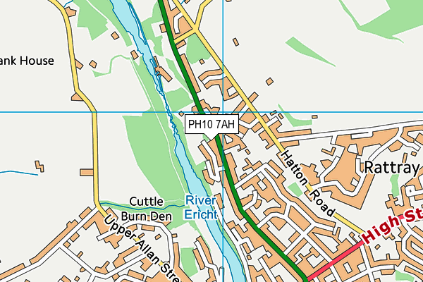 PH10 7AH map - OS VectorMap District (Ordnance Survey) PH10 7AH map - OS VectorMap District (Ordnance Survey)