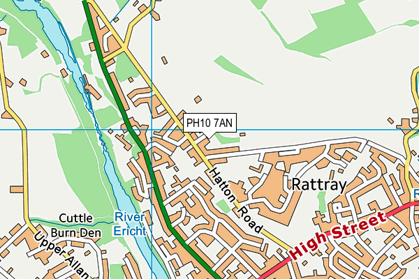 PH10 7AN map - OS VectorMap District (Ordnance Survey) PH10 7AN map - OS VectorMap District (Ordnance Survey)