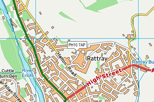 PH10 7AP map - OS VectorMap District (Ordnance Survey) PH10 7AP map - OS VectorMap District (Ordnance Survey)