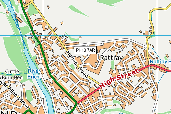 PH10 7AR map - OS VectorMap District (Ordnance Survey) PH10 7AR map - OS VectorMap District (Ordnance Survey)