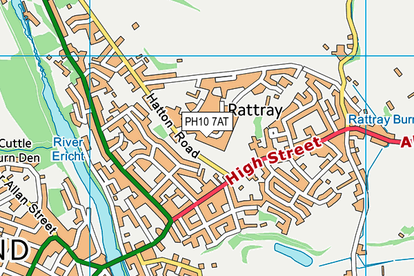 PH10 7AT map - OS VectorMap District (Ordnance Survey) PH10 7AT map - OS VectorMap District (Ordnance Survey)