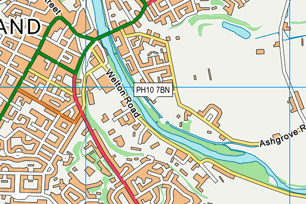 PH10 7BN map - OS VectorMap District (Ordnance Survey) PH10 7BN map - OS VectorMap District (Ordnance Survey)