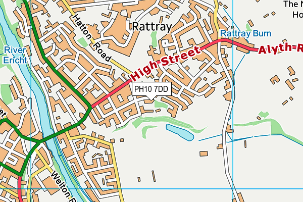 PH10 7DD map - OS VectorMap District (Ordnance Survey) PH10 7DD map - OS VectorMap District (Ordnance Survey)