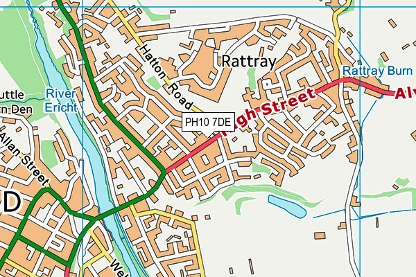 PH10 7DE map - OS VectorMap District (Ordnance Survey) PH10 7DE map - OS VectorMap District (Ordnance Survey)