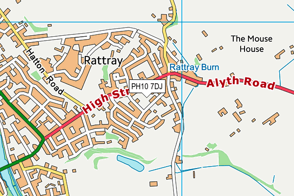 PH10 7DJ map - OS VectorMap District (Ordnance Survey) PH10 7DJ map - OS VectorMap District (Ordnance Survey)
