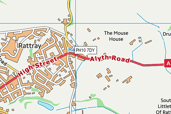 PH10 7DY map - OS VectorMap District (Ordnance Survey) PH10 7DY map - OS VectorMap District (Ordnance Survey)