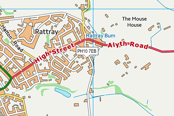 PH10 7EB map - OS VectorMap District (Ordnance Survey) PH10 7EB map - OS VectorMap District (Ordnance Survey)