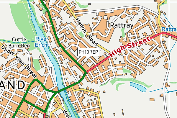 PH10 7EP map - OS VectorMap District (Ordnance Survey) PH10 7EP map - OS VectorMap District (Ordnance Survey)