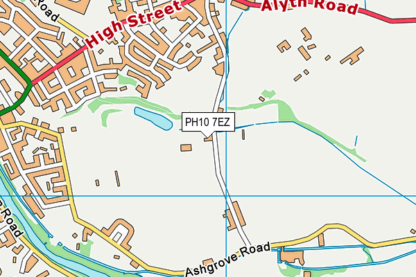 PH10 7EZ map - OS VectorMap District (Ordnance Survey) PH10 7EZ map - OS VectorMap District (Ordnance Survey)
