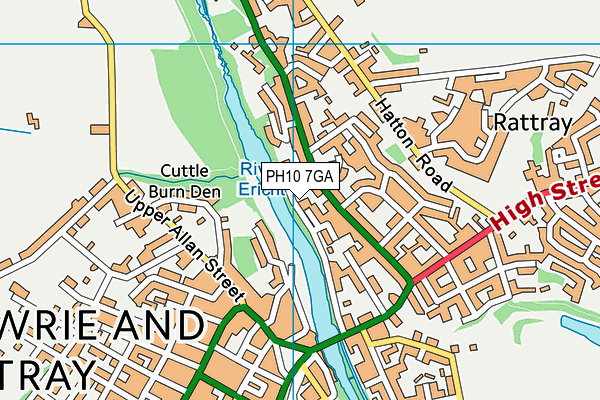 PH10 7GA map - OS VectorMap District (Ordnance Survey) PH10 7GA map - OS VectorMap District (Ordnance Survey)
