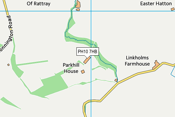 PH10 7HB map - OS VectorMap District (Ordnance Survey) PH10 7HB map - OS VectorMap District (Ordnance Survey)