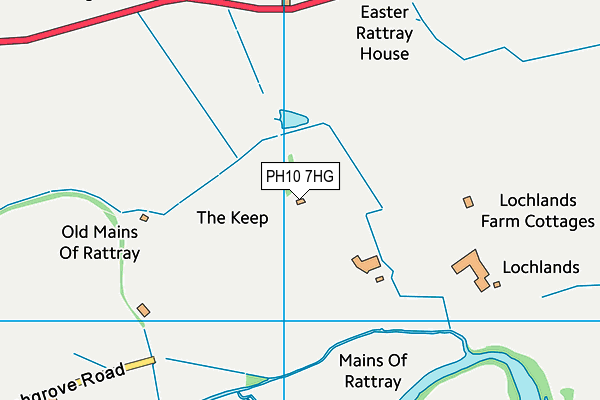 PH10 7HG map - OS VectorMap District (Ordnance Survey) PH10 7HG map - OS VectorMap District (Ordnance Survey)