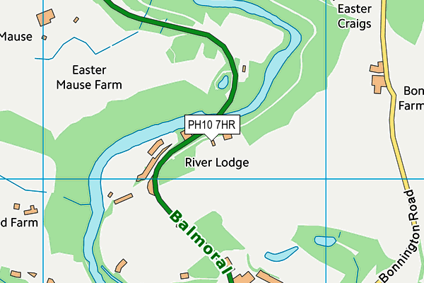 PH10 7HR map - OS VectorMap District (Ordnance Survey) PH10 7HR map - OS VectorMap District (Ordnance Survey)