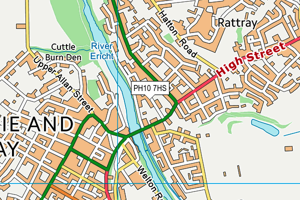PH10 7HS map - OS VectorMap District (Ordnance Survey) PH10 7HS map - OS VectorMap District (Ordnance Survey)