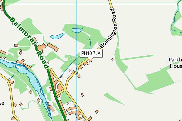 PH10 7JA map - OS VectorMap District (Ordnance Survey) PH10 7JA map - OS VectorMap District (Ordnance Survey)