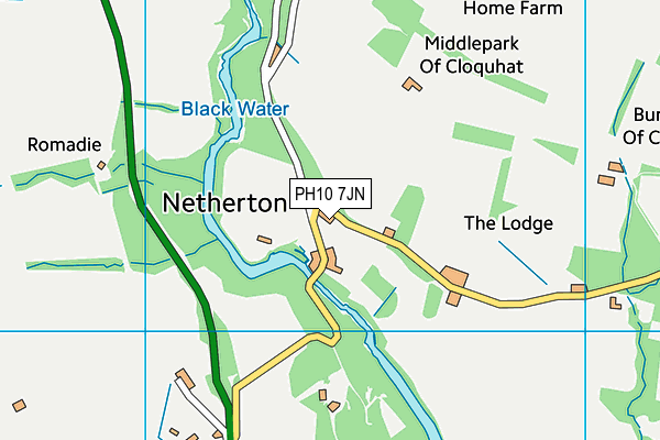 PH10 7JN map - OS VectorMap District (Ordnance Survey) PH10 7JN map - OS VectorMap District (Ordnance Survey)