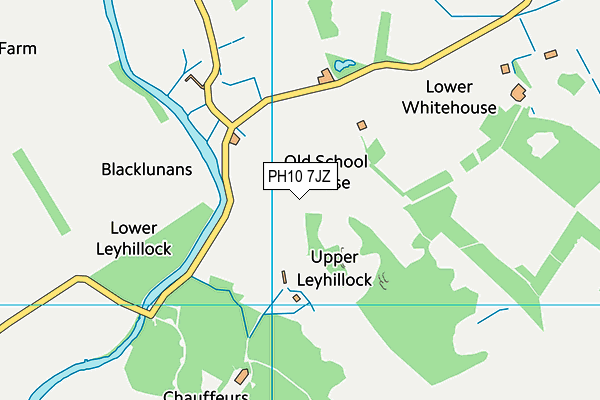 PH10 7JZ map - OS VectorMap District (Ordnance Survey) PH10 7JZ map - OS VectorMap District (Ordnance Survey)