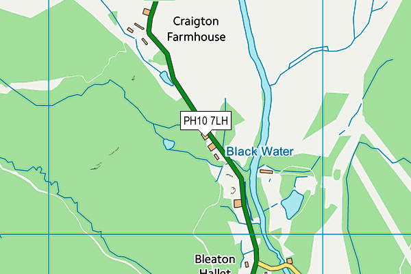 PH10 7LH map - OS VectorMap District (Ordnance Survey) PH10 7LH map - OS VectorMap District (Ordnance Survey)