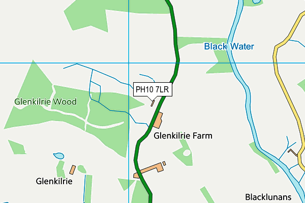 PH10 7LR map - OS VectorMap District (Ordnance Survey) PH10 7LR map - OS VectorMap District (Ordnance Survey)
