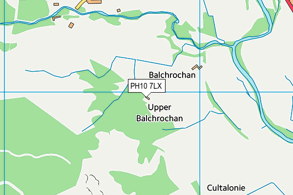 PH10 7LX map - OS VectorMap District (Ordnance Survey) PH10 7LX map - OS VectorMap District (Ordnance Survey)