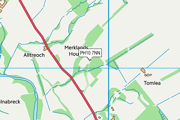 PH10 7NN map - OS VectorMap District (Ordnance Survey) PH10 7NN map - OS VectorMap District (Ordnance Survey)