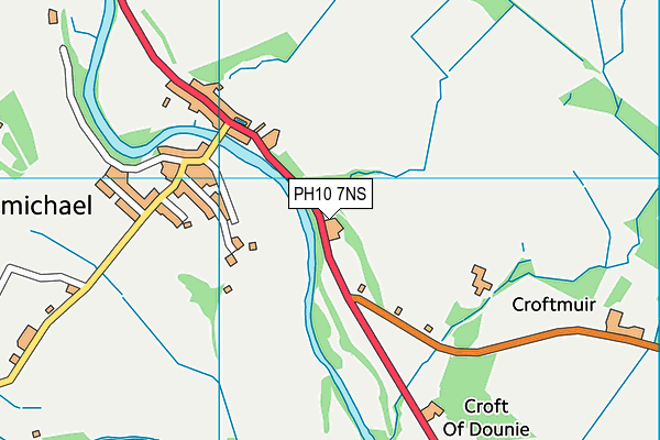 PH10 7NS map - OS VectorMap District (Ordnance Survey) PH10 7NS map - OS VectorMap District (Ordnance Survey)