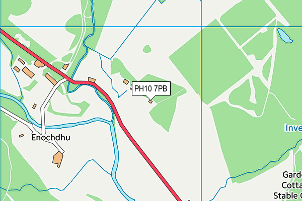 PH10 7PB map - OS VectorMap District (Ordnance Survey) PH10 7PB map - OS VectorMap District (Ordnance Survey)