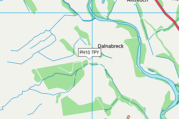 PH10 7PY map - OS VectorMap District (Ordnance Survey) PH10 7PY map - OS VectorMap District (Ordnance Survey)