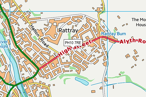 PH10 7RE map - OS VectorMap District (Ordnance Survey) PH10 7RE map - OS VectorMap District (Ordnance Survey)