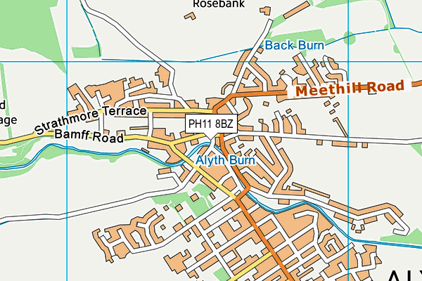 PH11 8BZ map - OS VectorMap District (Ordnance Survey) PH11 8BZ map - OS VectorMap District (Ordnance Survey)