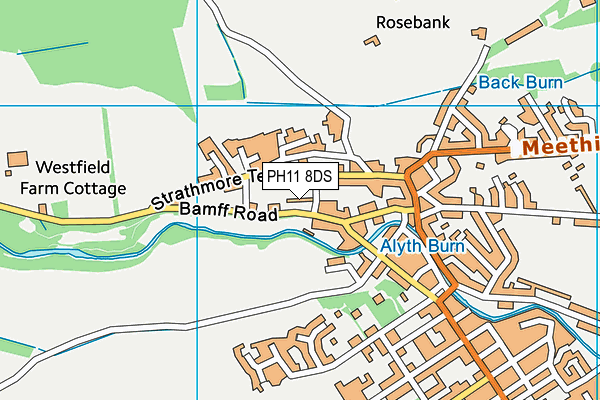 PH11 8DS map - OS VectorMap District (Ordnance Survey) PH11 8DS map - OS VectorMap District (Ordnance Survey)