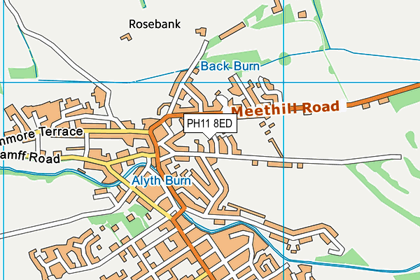 PH11 8ED map - OS VectorMap District (Ordnance Survey) PH11 8ED map - OS VectorMap District (Ordnance Survey)