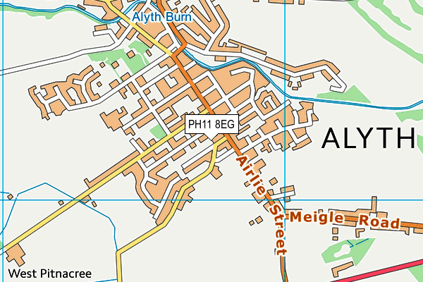 PH11 8EG map - OS VectorMap District (Ordnance Survey) PH11 8EG map - OS VectorMap District (Ordnance Survey)