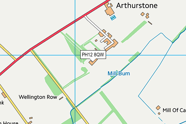 PH12 8QW map - OS VectorMap District (Ordnance Survey) PH12 8QW map - OS VectorMap District (Ordnance Survey)