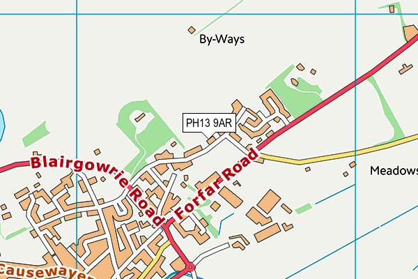 PH13 9AR map - OS VectorMap District (Ordnance Survey) PH13 9AR map - OS VectorMap District (Ordnance Survey)