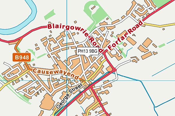 PH13 9BG map - OS VectorMap District (Ordnance Survey) PH13 9BG map - OS VectorMap District (Ordnance Survey)