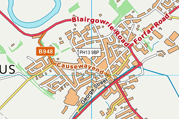 PH13 9BP map - OS VectorMap District (Ordnance Survey) PH13 9BP map - OS VectorMap District (Ordnance Survey)