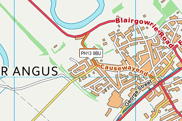 PH13 9BU map - OS VectorMap District (Ordnance Survey) PH13 9BU map - OS VectorMap District (Ordnance Survey)