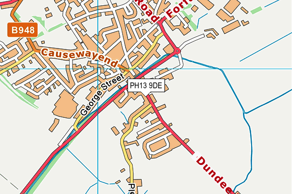 PH13 9DE map - OS VectorMap District (Ordnance Survey) PH13 9DE map - OS VectorMap District (Ordnance Survey)