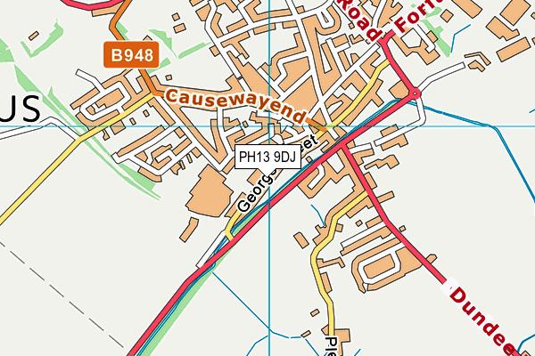 PH13 9DJ map - OS VectorMap District (Ordnance Survey) PH13 9DJ map - OS VectorMap District (Ordnance Survey)