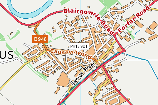 PH13 9DT map - OS VectorMap District (Ordnance Survey) PH13 9DT map - OS VectorMap District (Ordnance Survey)