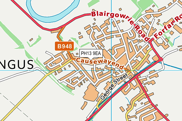 PH13 9EA map - OS VectorMap District (Ordnance Survey) PH13 9EA map - OS VectorMap District (Ordnance Survey)