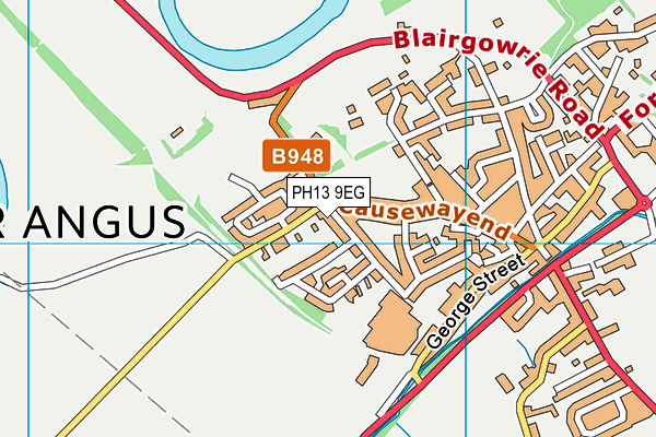 PH13 9EG map - OS VectorMap District (Ordnance Survey) PH13 9EG map - OS VectorMap District (Ordnance Survey)