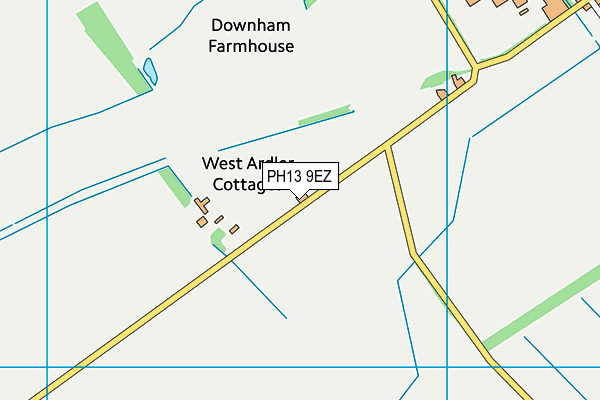 PH13 9EZ map - OS VectorMap District (Ordnance Survey) PH13 9EZ map - OS VectorMap District (Ordnance Survey)