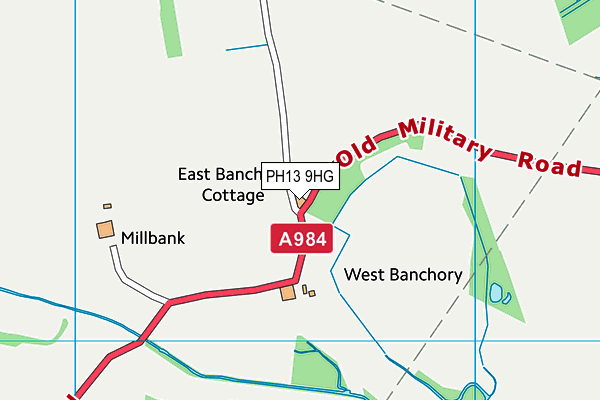 PH13 9HG map - OS VectorMap District (Ordnance Survey) PH13 9HG map - OS VectorMap District (Ordnance Survey)