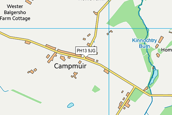 PH13 9JG map - OS VectorMap District (Ordnance Survey) PH13 9JG map - OS VectorMap District (Ordnance Survey)