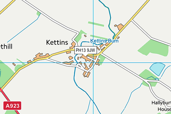 PH13 9JW map - OS VectorMap District (Ordnance Survey) PH13 9JW map - OS VectorMap District (Ordnance Survey)