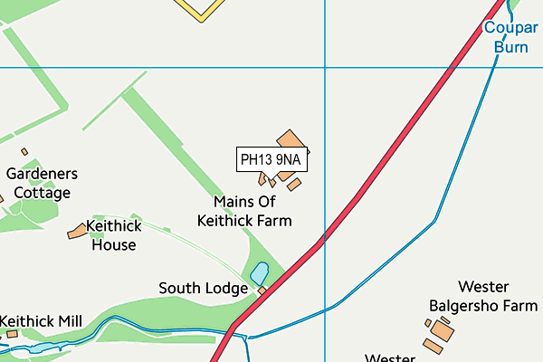 PH13 9NA map - OS VectorMap District (Ordnance Survey) PH13 9NA map - OS VectorMap District (Ordnance Survey)
