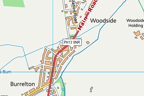 PH13 9NR map - OS VectorMap District (Ordnance Survey) PH13 9NR map - OS VectorMap District (Ordnance Survey)
