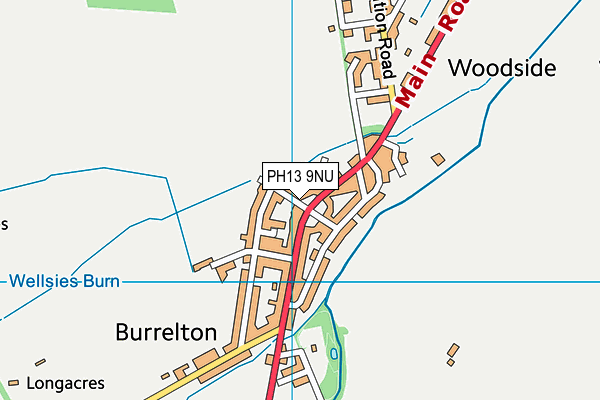 PH13 9NU map - OS VectorMap District (Ordnance Survey) PH13 9NU map - OS VectorMap District (Ordnance Survey)